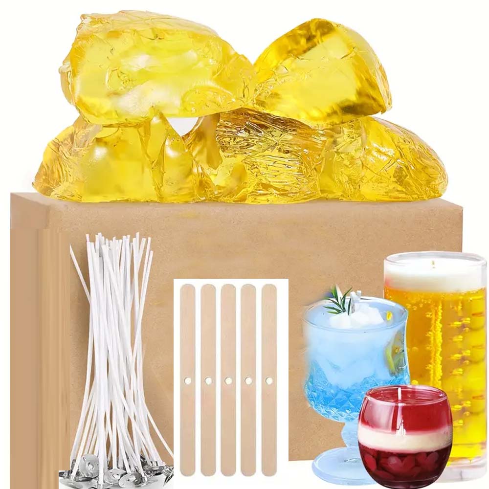 Candle Making Gel Wax - 200 г желтого прозрачного геля-желе-воска для