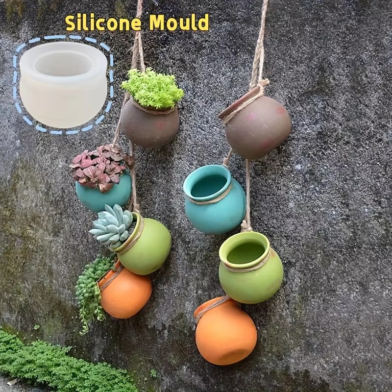 Candle Making Things - Силиконовые формы для цветочных горшков, формы