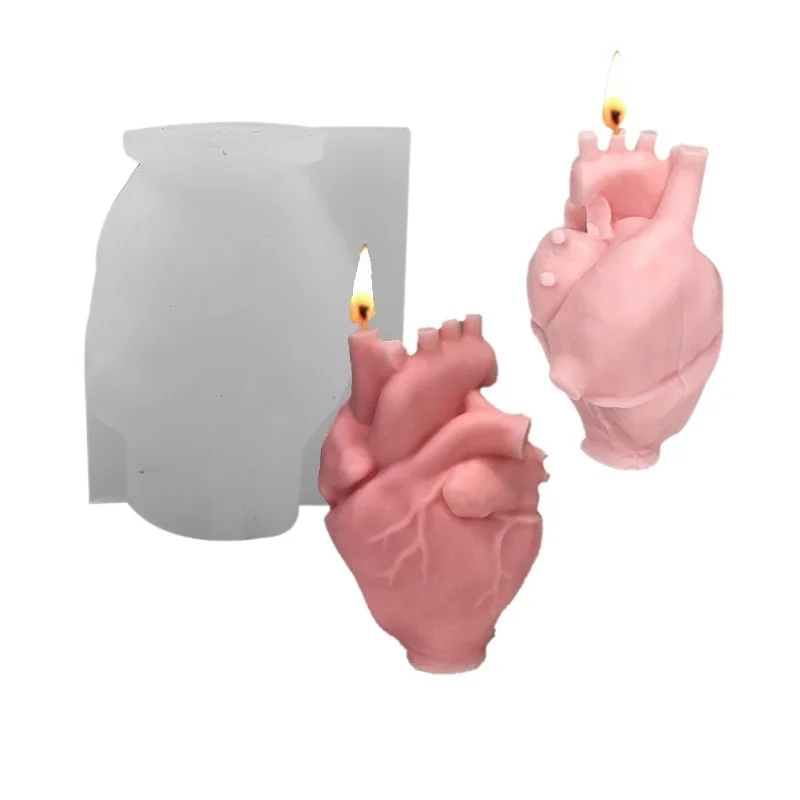 Candle Making Diy Kit - DIY человеческое сердце силиконовые формы для