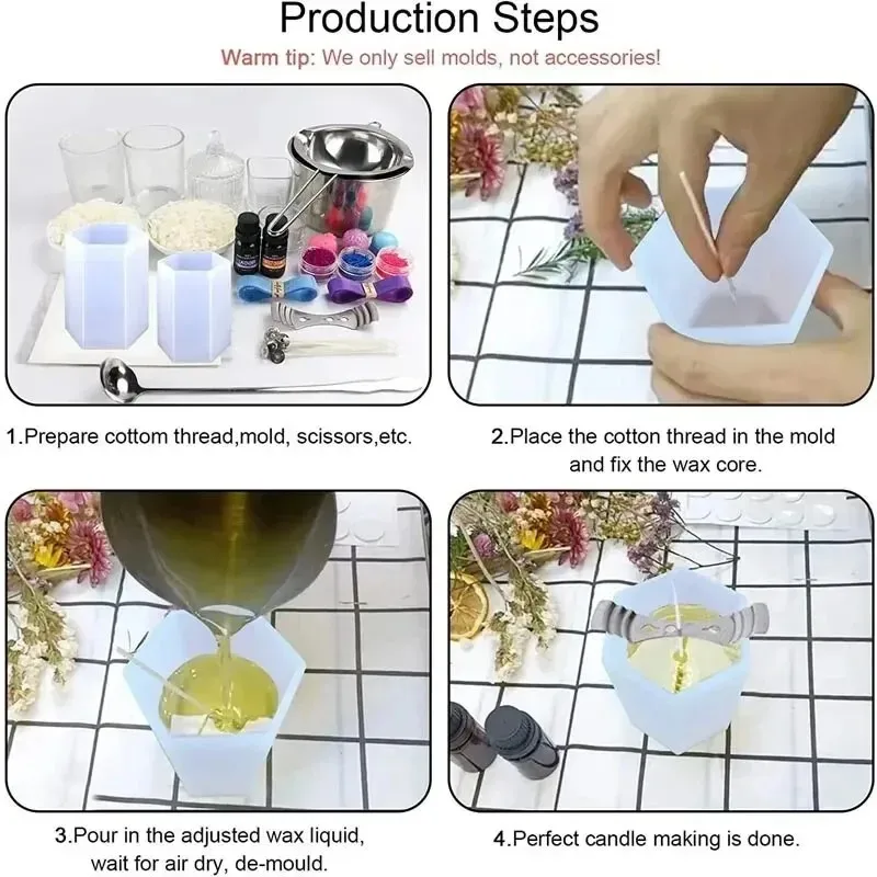 Candle Making Gel Wax - Новая силиконовая форма-цилиндр для свечей 2026