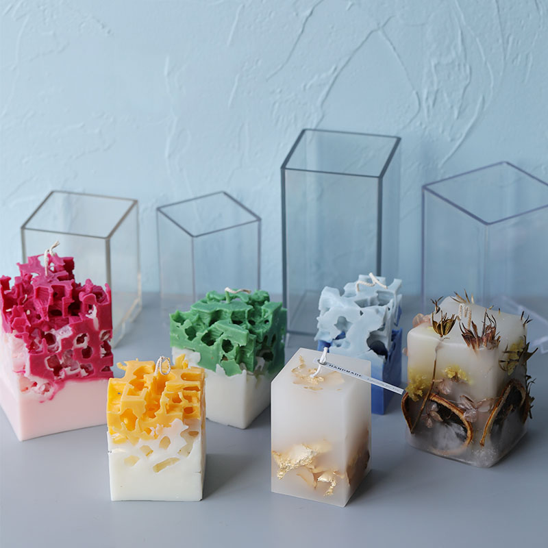 Candle Making Diy Kit - 3D квадратная прямоугольная колонна для свечей,