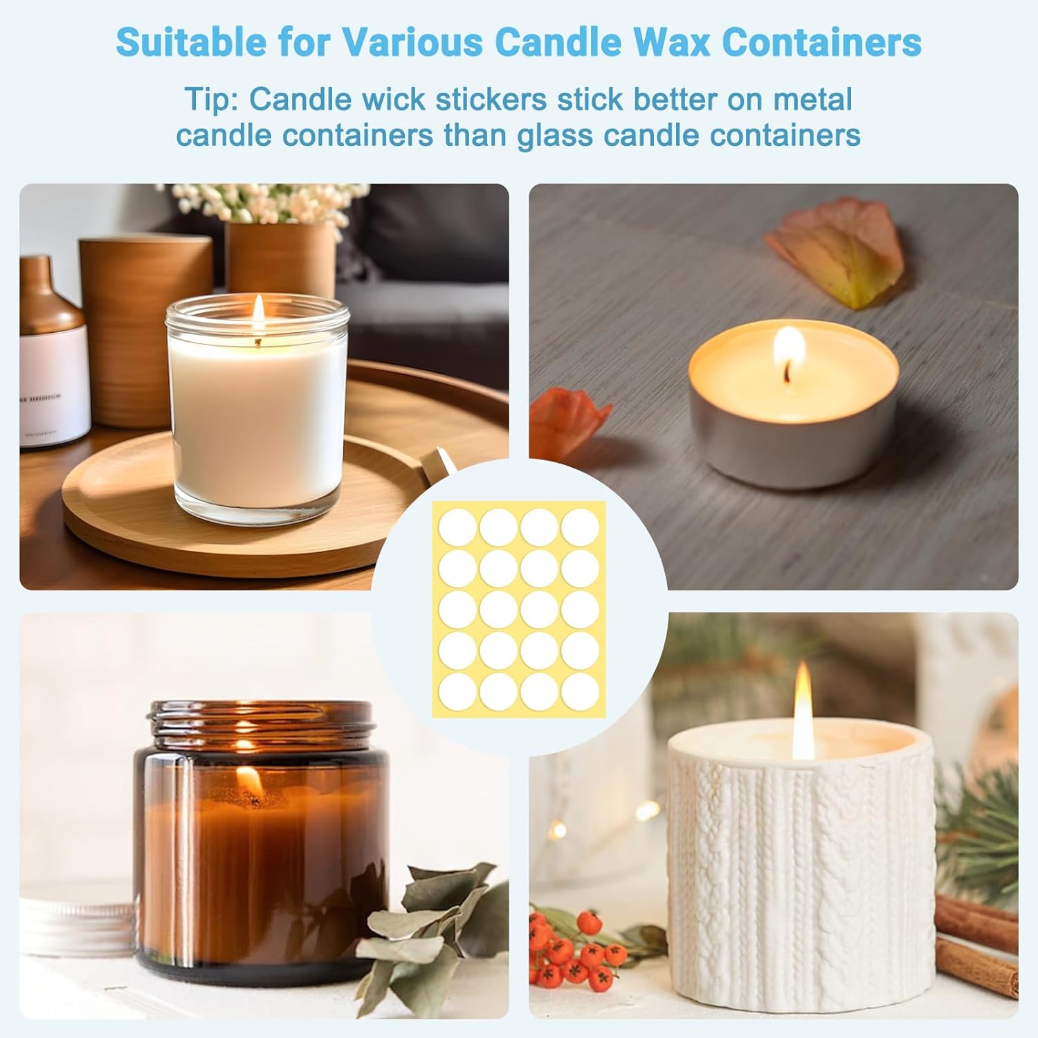 400 шт./100 шт. наклейки на фи – обзор и цена Candle Making Diy Kit