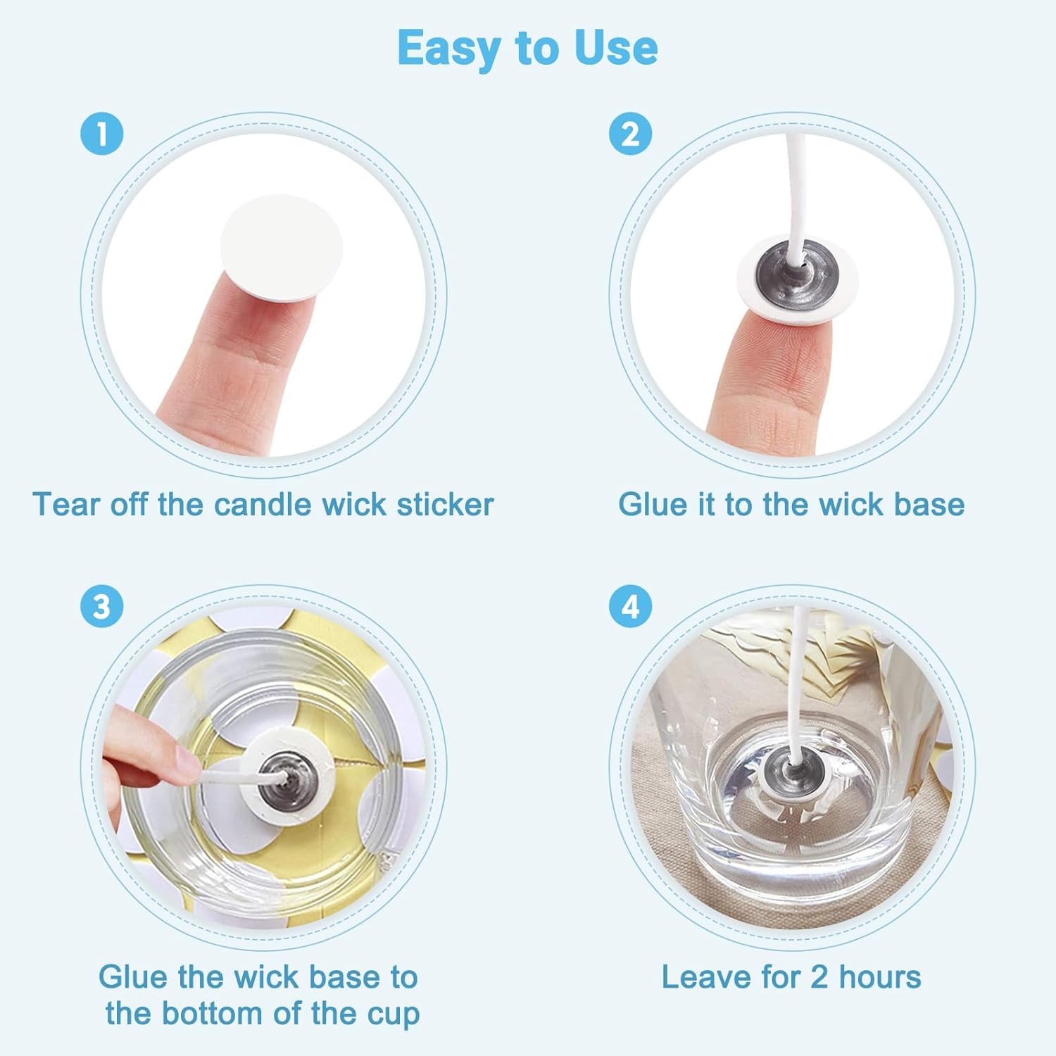 400 шт./100 шт. наклейки на фи – обзор и цена Candle Making Diy Kit