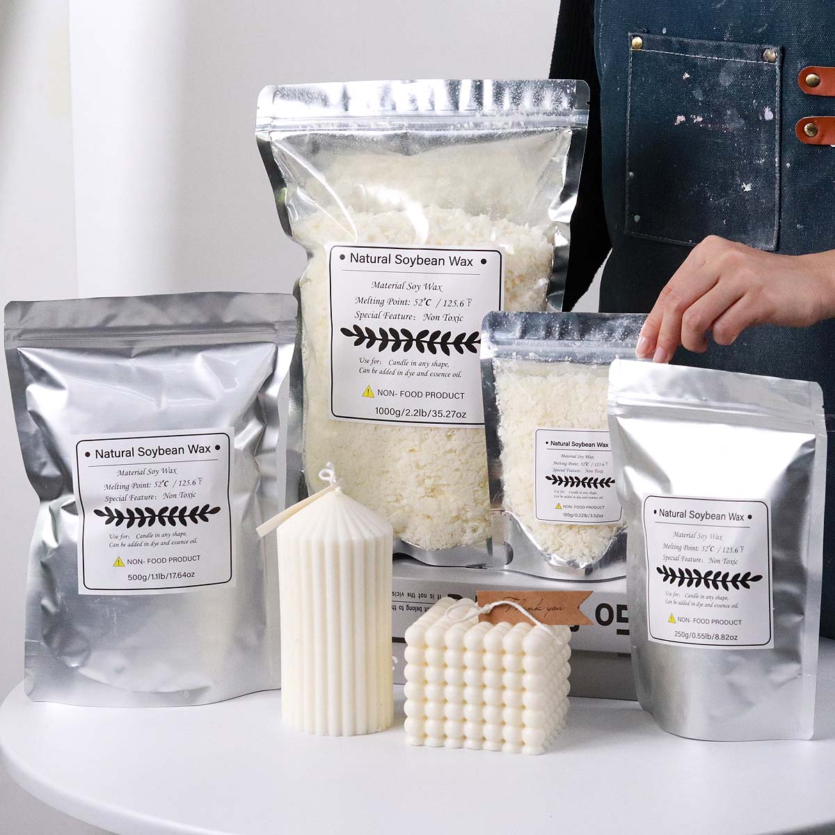 100/250/500/1000 г натуральный – обзор и цена Candle Making Diy Kit