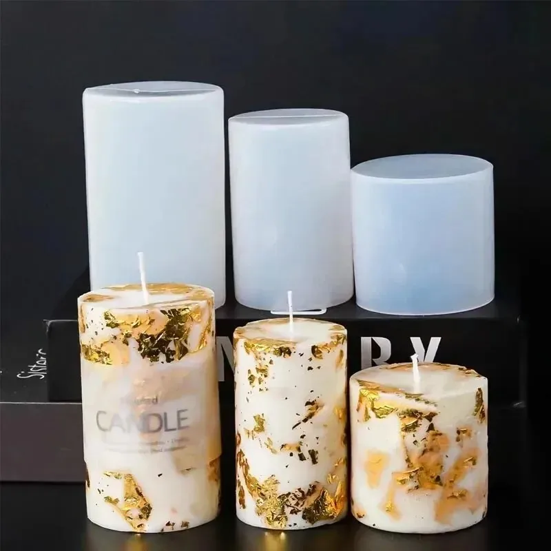 Новая силиконовая форма-цилинд – обзор и цена Candle Making Gel Wax