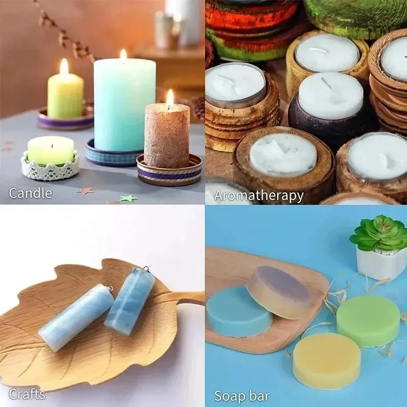 Новая силиконовая форма-цилинд – обзор и цена Candle Making Gel Wax