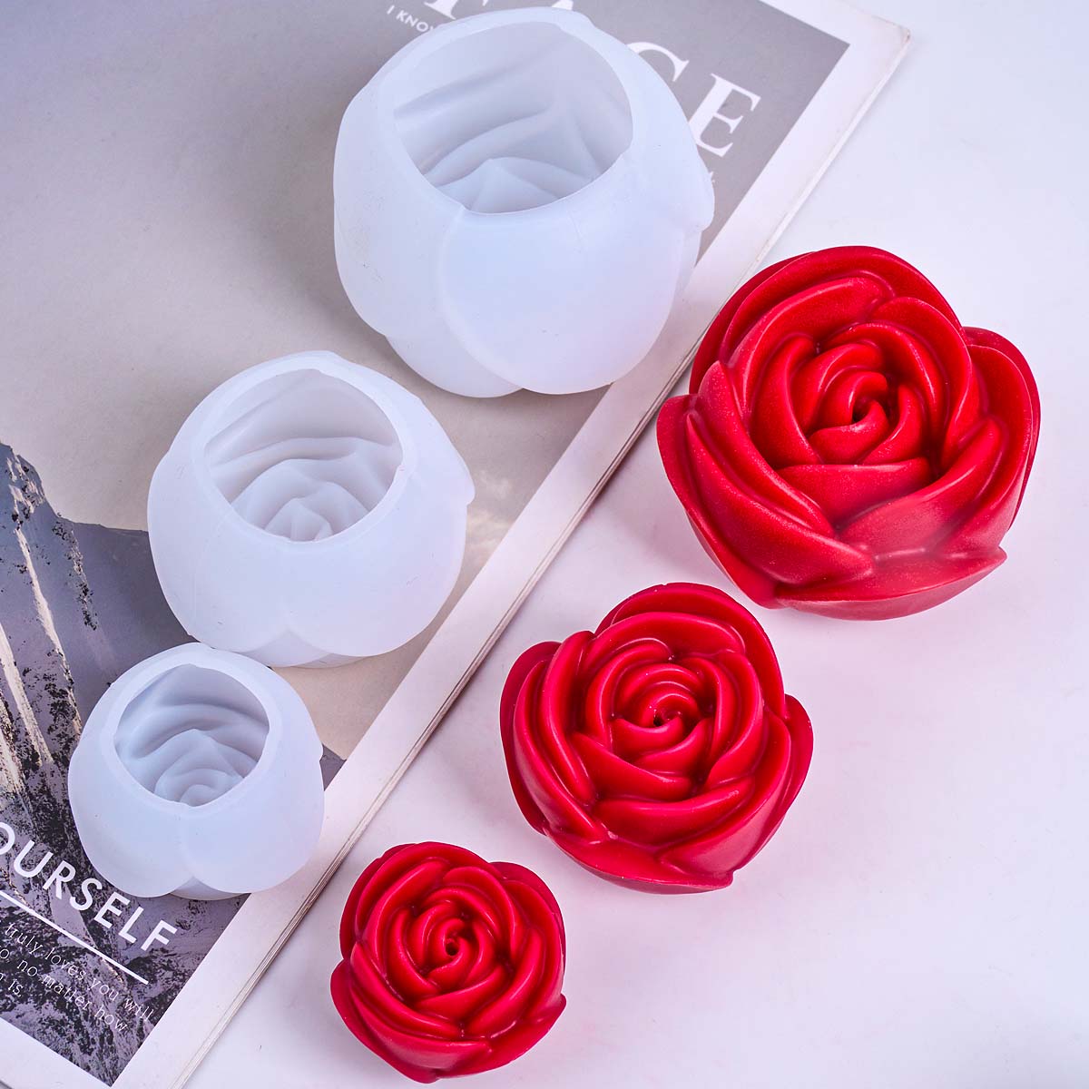 3D силиконовая форма для свече – обзор и цена Candle Making Gel Wax