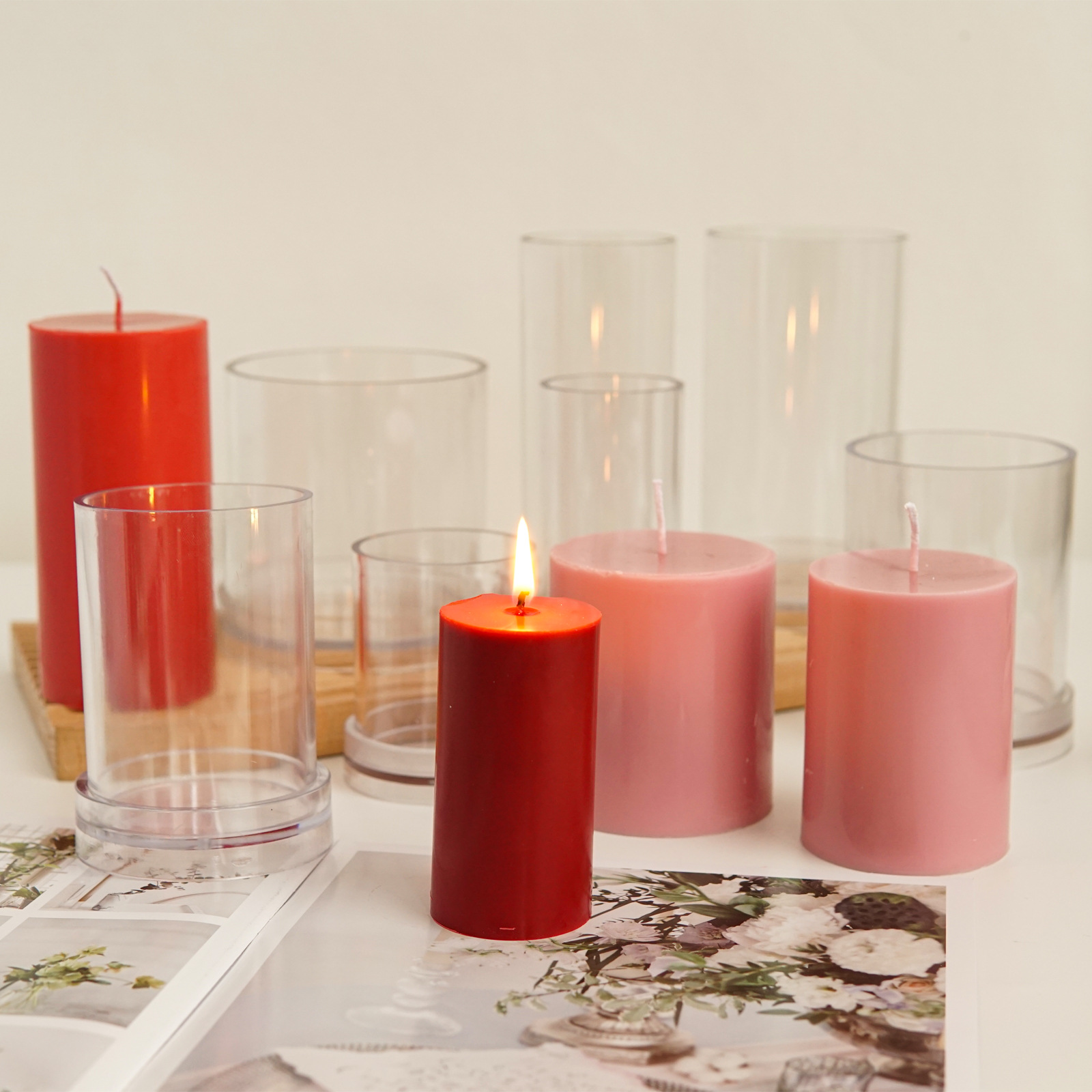 Различные 3D цилиндрические фо – обзор и цена Candle Making Diy Kit